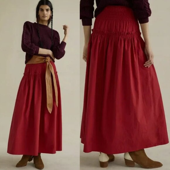 NWT Mare Mare X Anthropologie Maxi Circle Skirt - Small - Picture 1 of 10